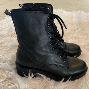 Black Combat Boots